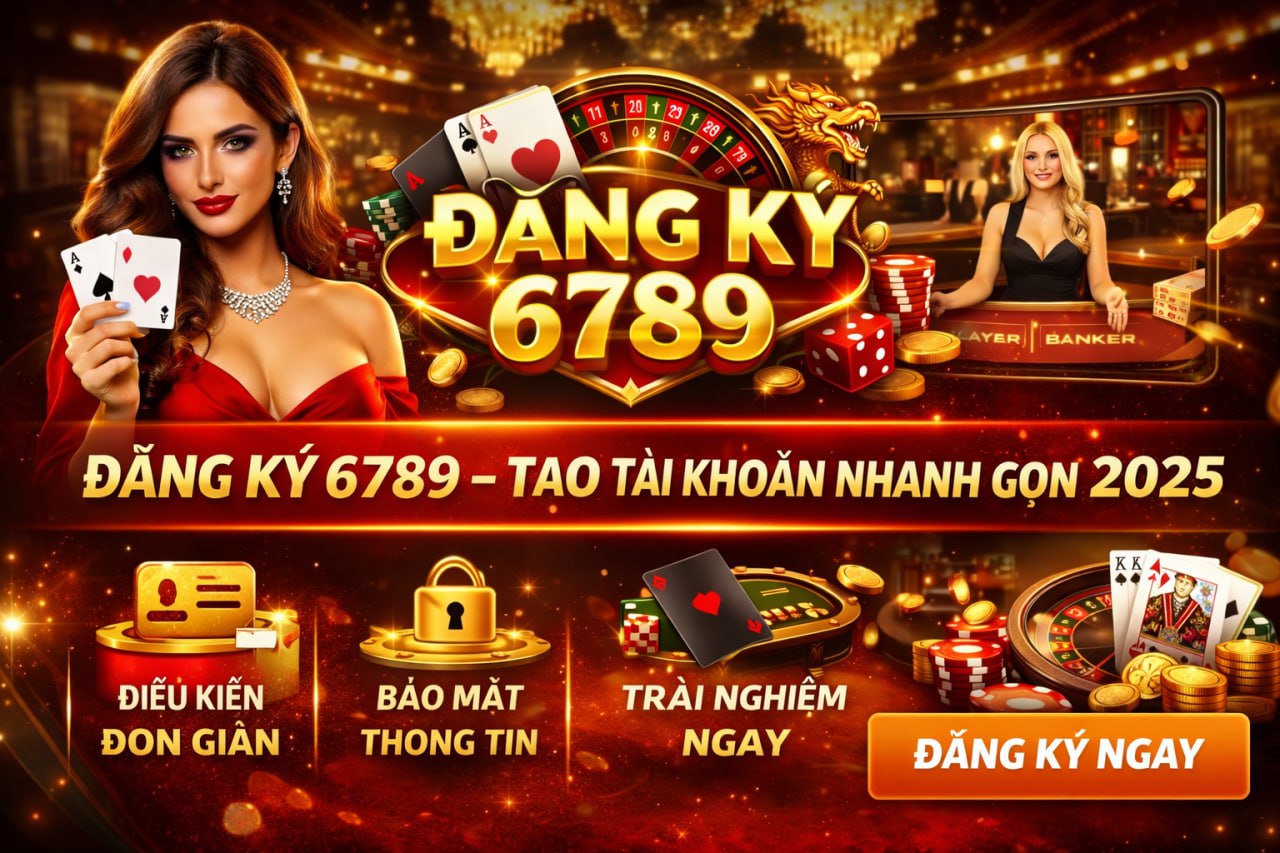 Đăng Ký 6789 – Thao Tác Nhanh Gọn, Hoàn Tất Chỉ Vài Phút 2025