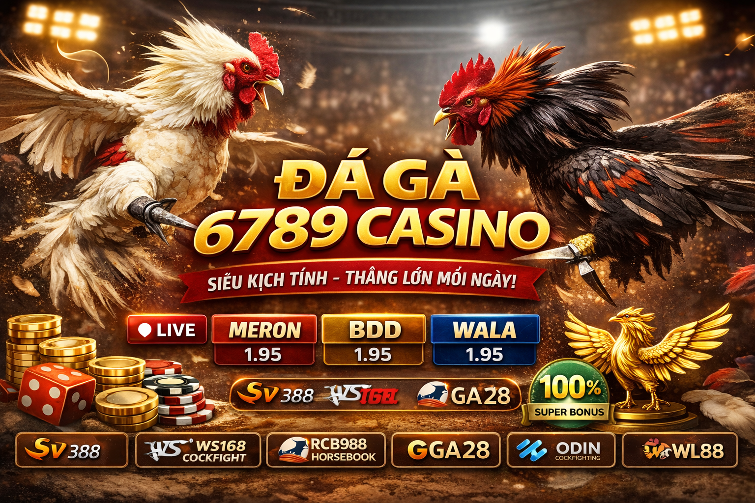 Đá gà 6789 Casino